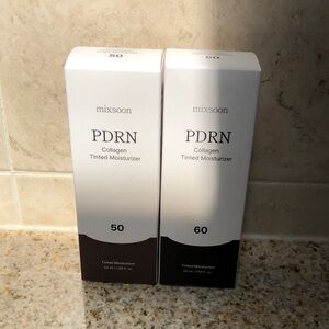 NWT Set of 2 mixsoon PDRN Collagen Tinted Moisturizer (Shades 50 & 60)